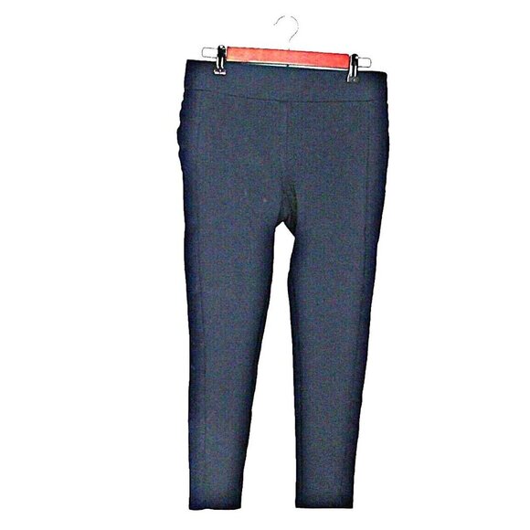 Ann Taylor Loft Womens Medium Jeggings Blue Pants Pull On Elastic Waist Stretch - Picture 1 of 11